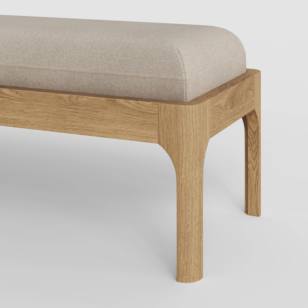 Банкетка Lugos'Art из массива дуба