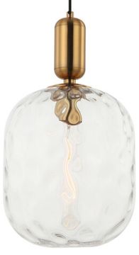Светильник подвесной 1*Е27 2124/00/01P бронза/прозрачный Base Stilfort