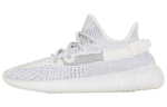 Adidas originals Yeezy Boost 350 V2 Angel "static" mesh shock absorption, non-slip, wear-resistant, breathable, lightweight, low-cut sports casual shoes for men and women with the same gray and white 2018 edition