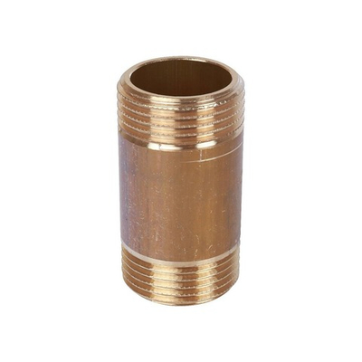 Удлинитель резьбовой STOUT SFT 0062 - 1" длина 60 мм (НР/НР, латунь без покрытия)