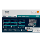 Набор инструментов, 1/4", CrV, пластиковый кейс 57 предметов Stels