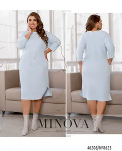 Платье 8623-небесно-голубой Minova