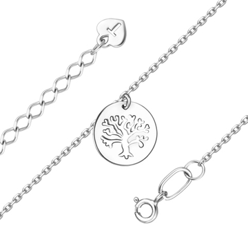 Браслет звеневой Серебро