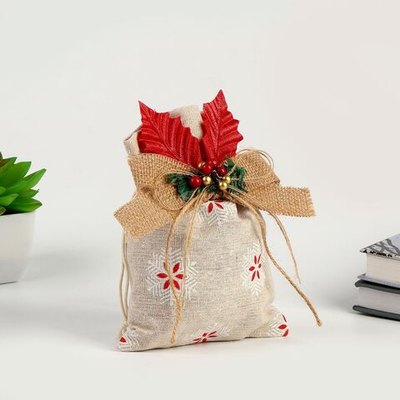 Новый год! Мешок для подарков «Новогодний», цвета МИКС