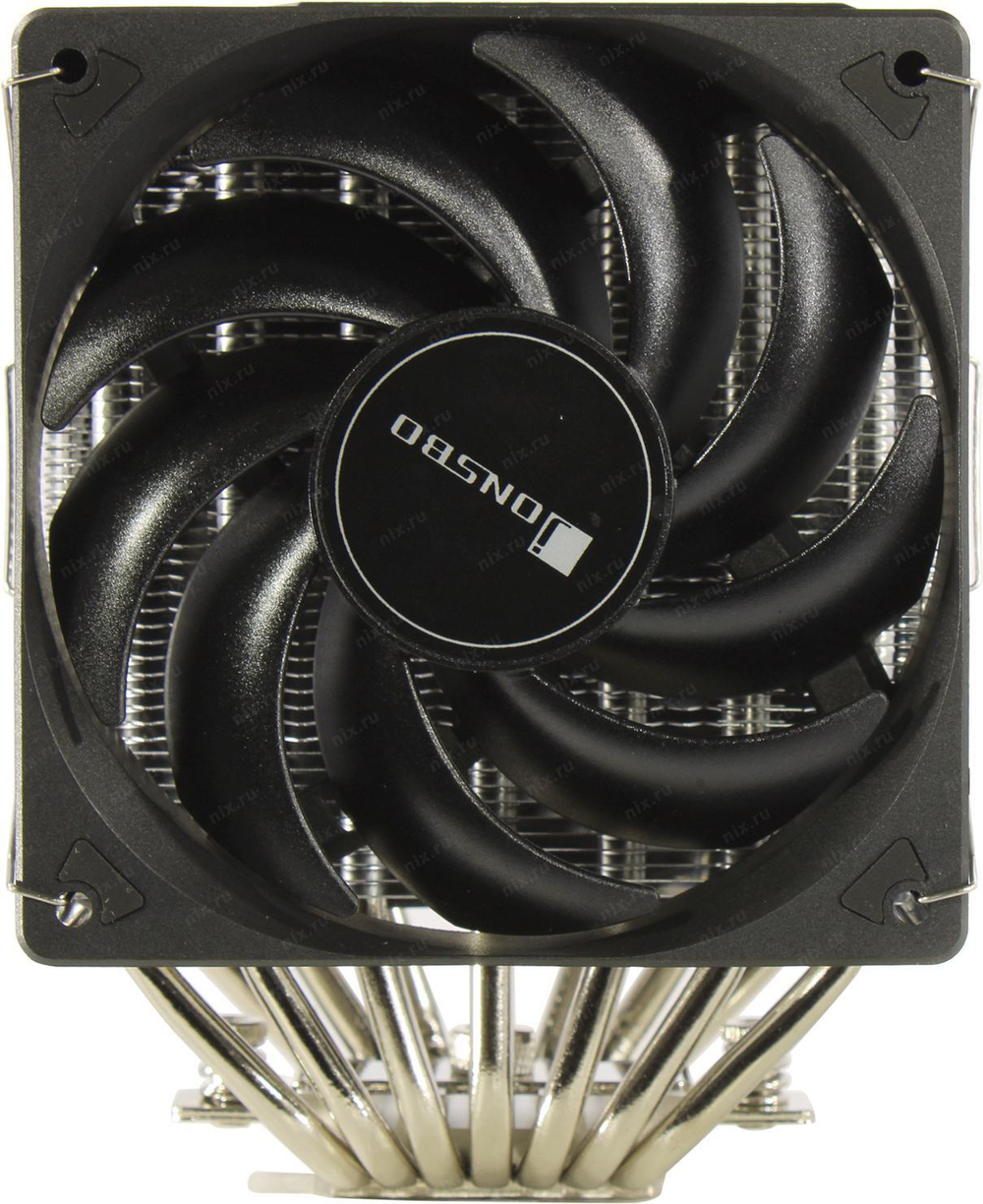 Кулер для процессора JONSBO CR-3000 (4пин, 115X/1200/1700/AM4/AM5, Al+тепл.труб)