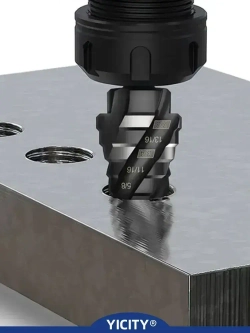 YICITY Сверло ступенчатое по металлу 3шт, с титановым покрытием, конусные