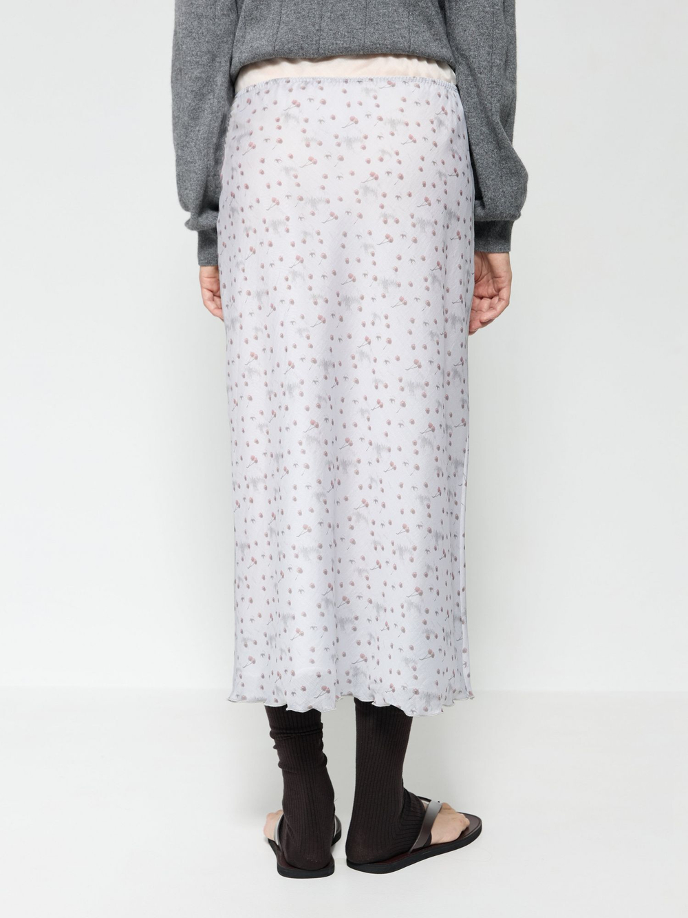 Юбка 2 в 1 вишни