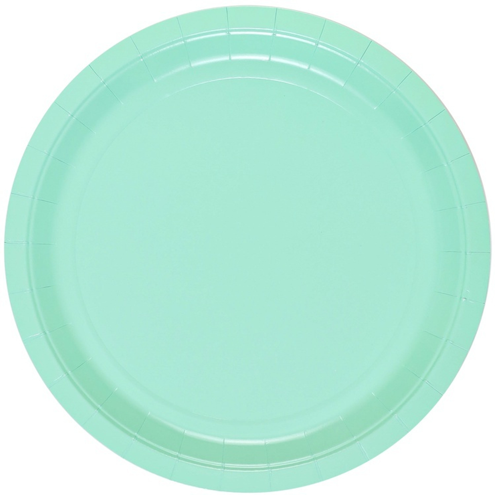 Тарелка Пастель мятная 23см 6шт/G