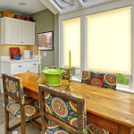 Рулонная штора Лен, 160х120 см, шир.крепл. 124 см, шамп, СРШ-03-2875