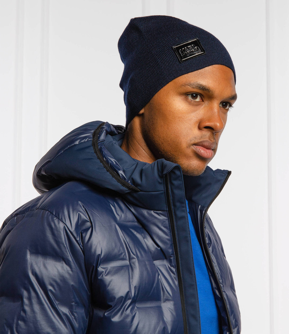 хлопковая шапка Karl Lagerfeld - темно-синий(805601 512326)