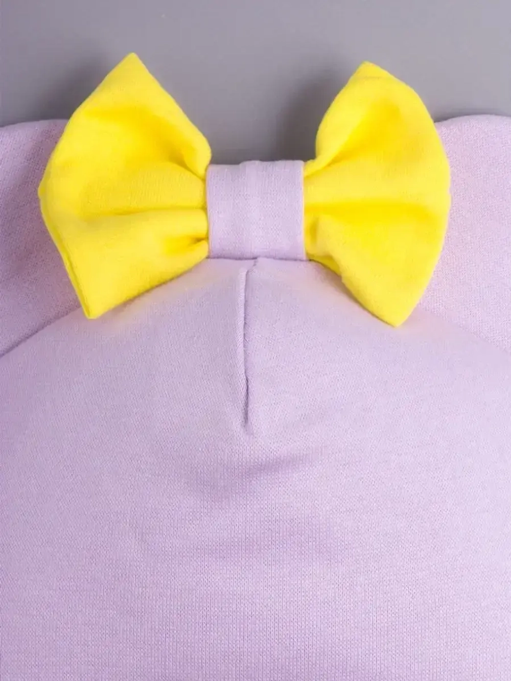 Шапка для девочек с ушками и снуд на осень