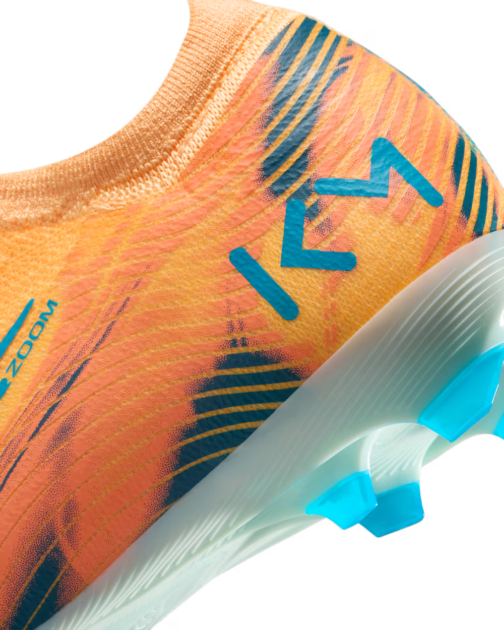 Бутсы Nike Mercurial Zoom Vapor 16 Pro Mbappe FG Junior - оранжевый