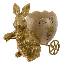GAEM Подставка декоративная для яйца "Заяц", L12 W6,5 H11 см
