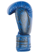 Перчатки боксерские ODIN, ПУ, синий, 14 oz