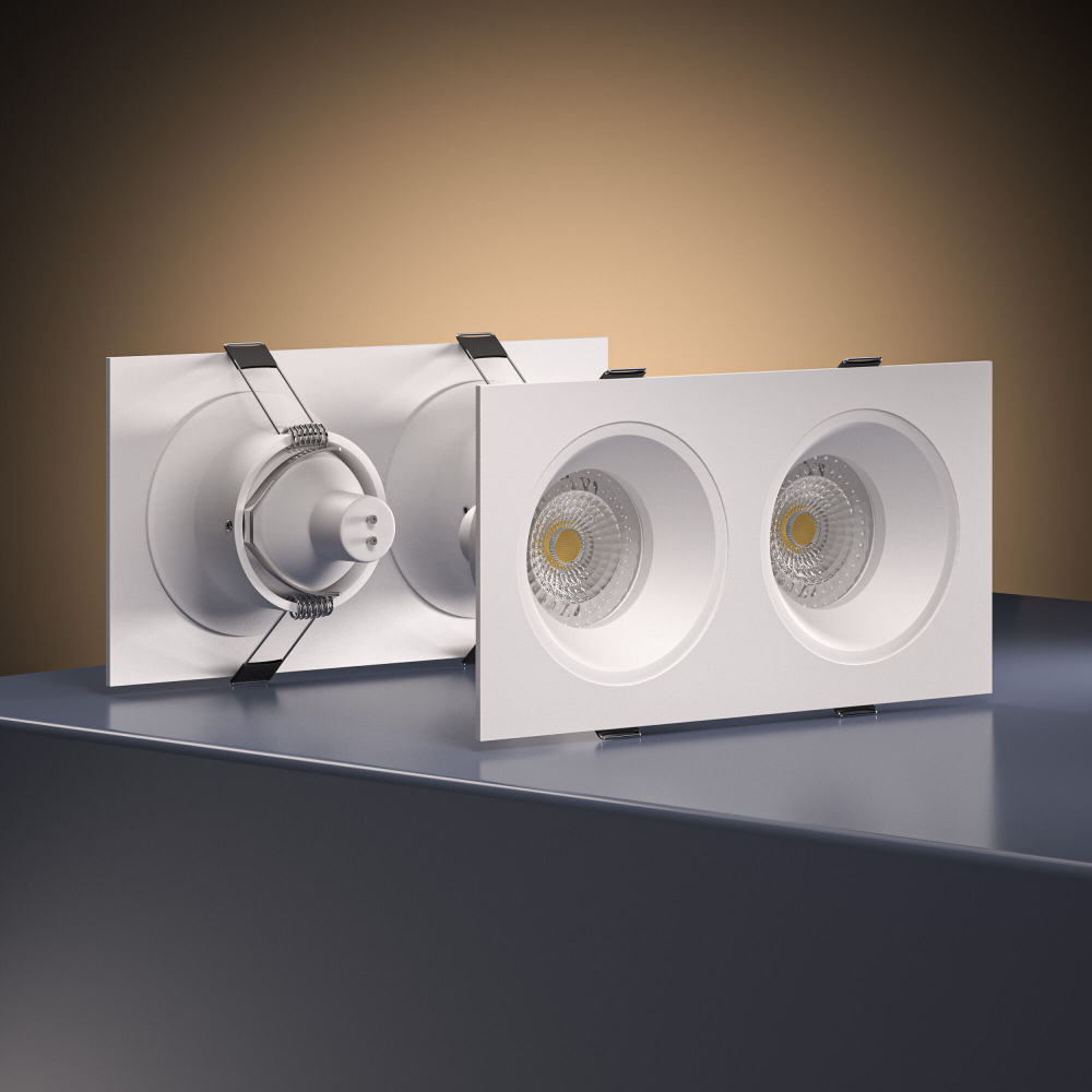 Встраиваемый светильник Elektrostandard Andi 15700/02 GU10 белый