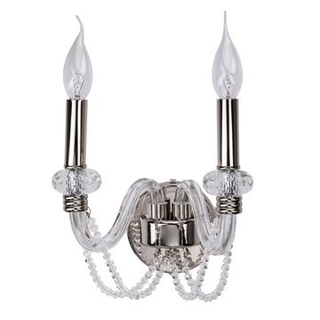 Бра 2*Е14 483025402 никель Элла 19 MW-Light