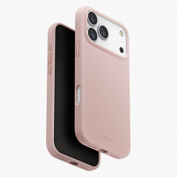 Чехол Uniq Lino Case для iPhone 17 Pro Max, Розовый | Blush Pink