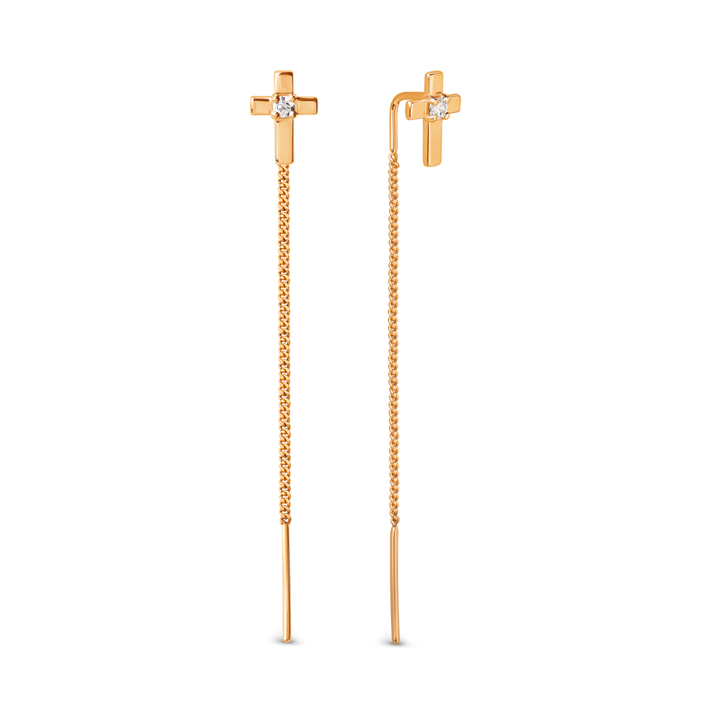 Серьги из золота 585 пробы