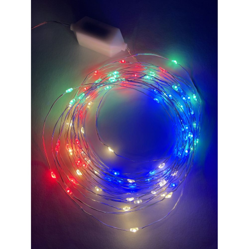 ENIN -10NM ЭРА Гирлянда LED Нить 10 м мультиколор 220V