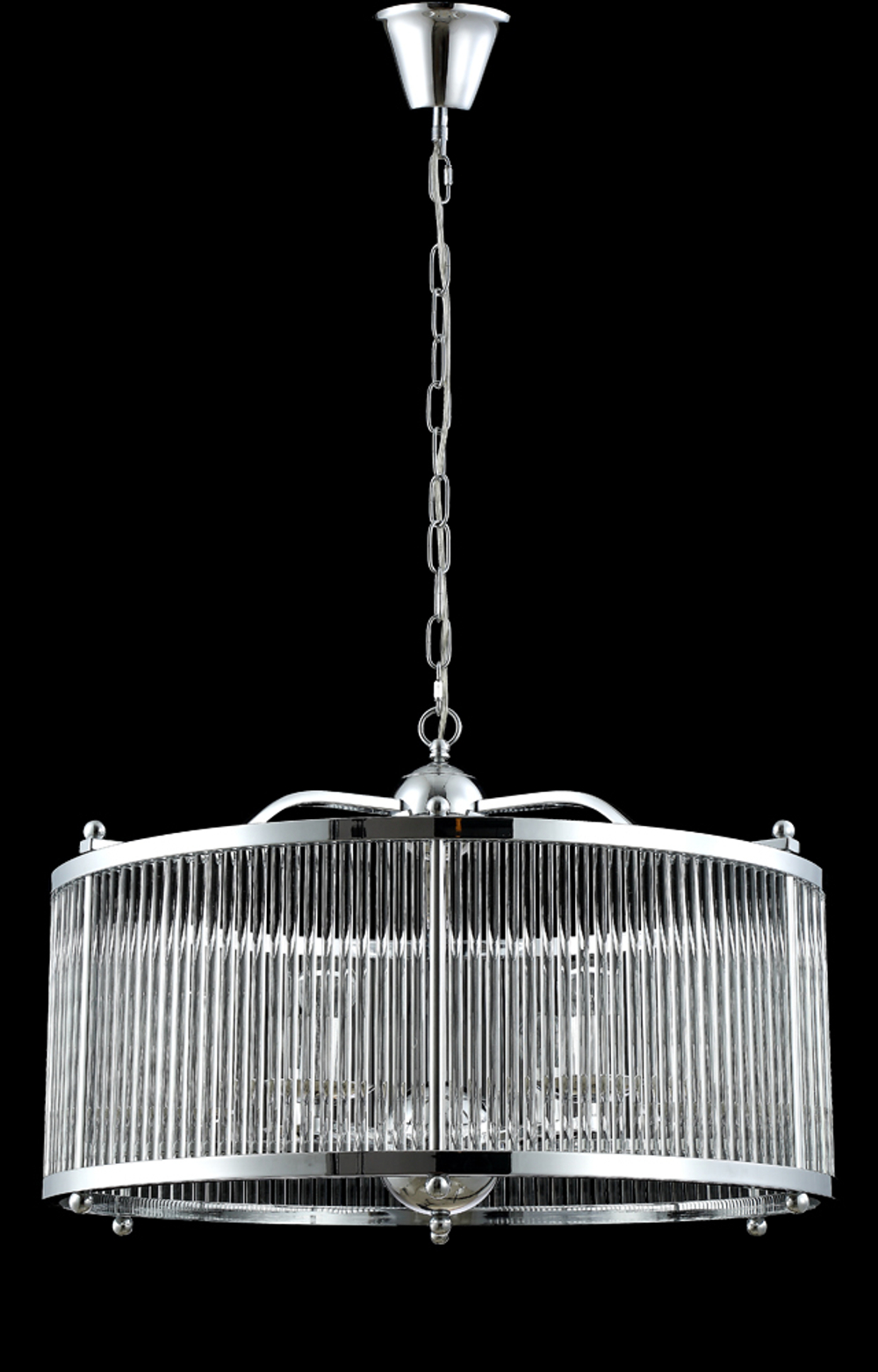 Люстра Crystal Lux TADEO SP6 D600 CHROME/TRANSPARENTE