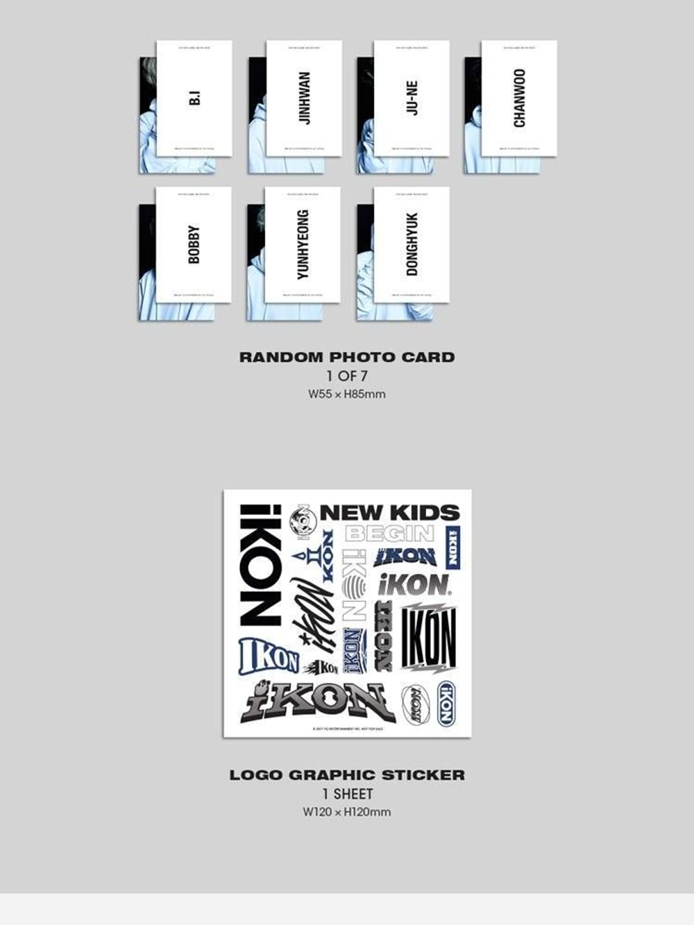 Альбом IKON - NEW KIDS BEGIN Single Album RANDOM Version