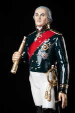 Статуэтка. Фарфор. Солдат. Ушаков Федор Федорович - Русский флотоводец. Россия