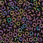 Японский бисер TOHO Demi 8/0 (№85), металлизированный, непрозрачный глянцевый