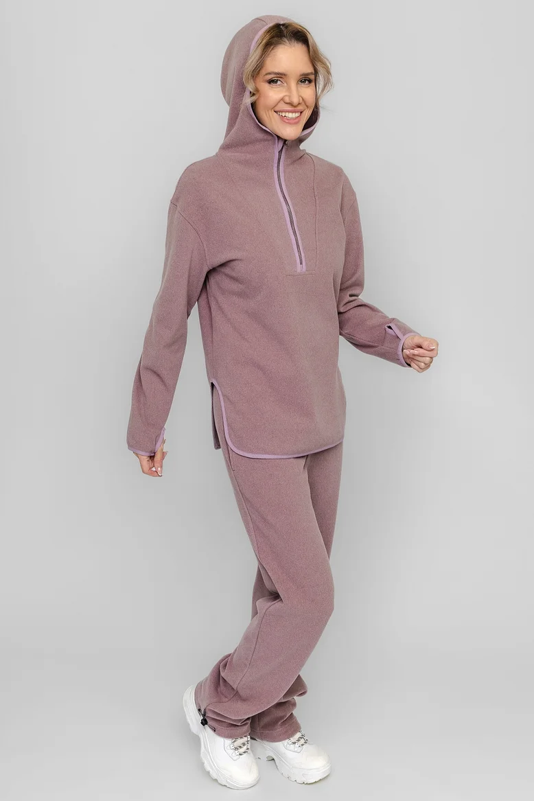 Анорак с капюшоном, женский, цвет "Розовый лёд"