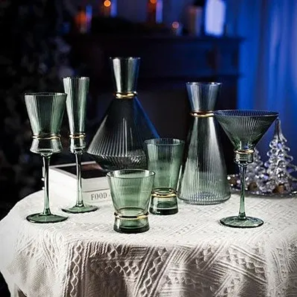 Стакан низкий 300мл «VIVALDI» в наборе 6шт, зеленый