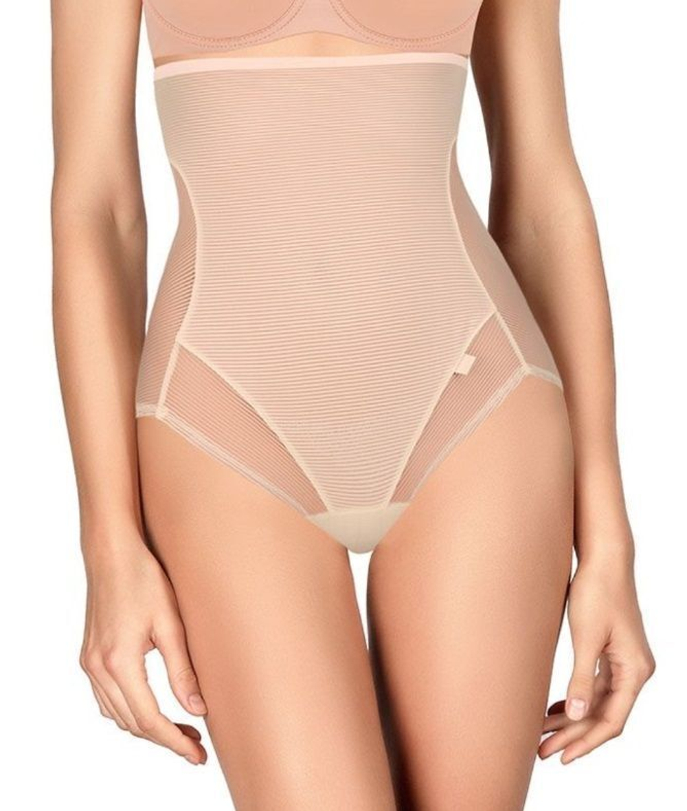 Трусы-утяжки с завышенной линией талии Invisiline (Размер: L) (Цвет: телесный)