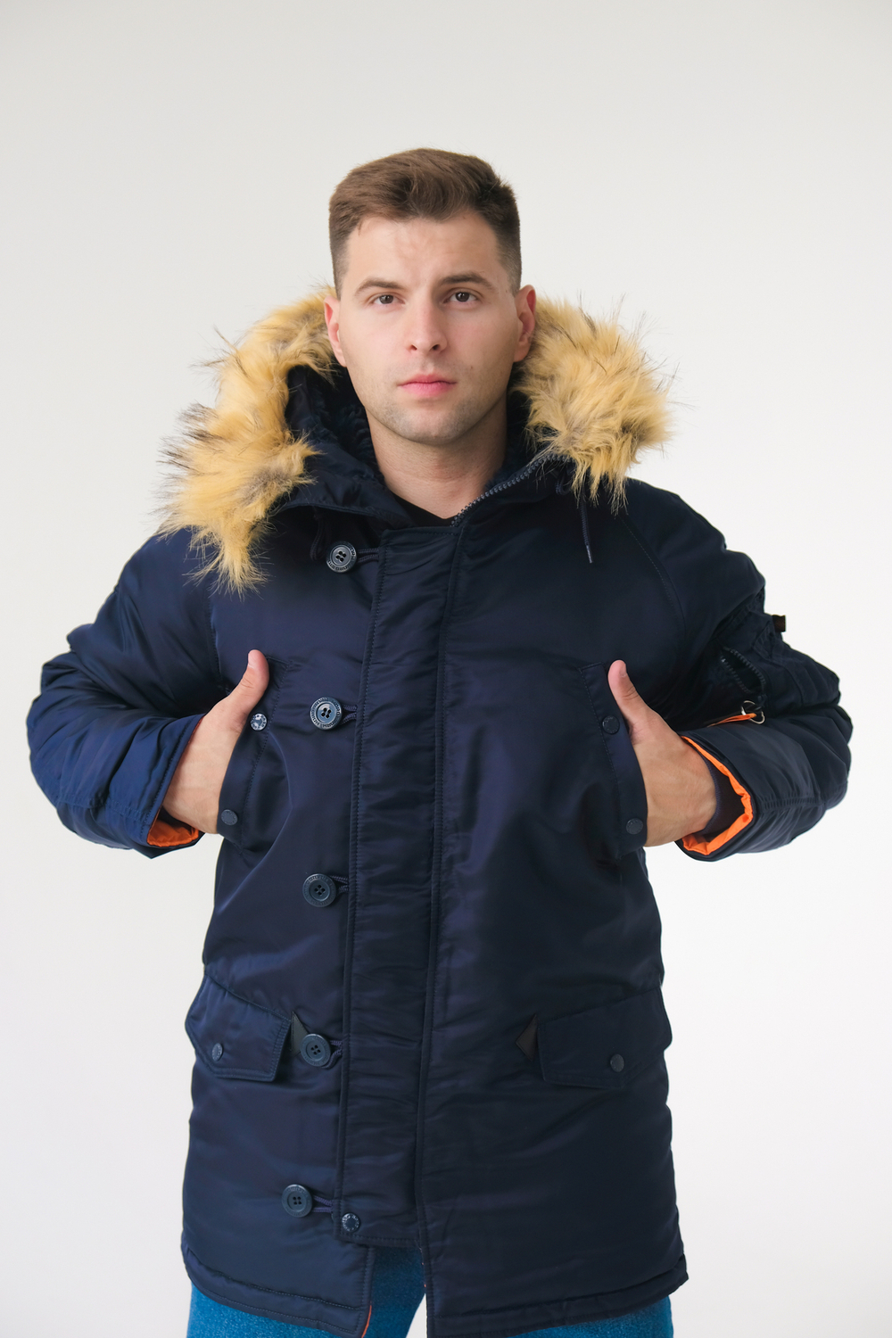 Парка флисовая N3b Husky19 Rep.Blue