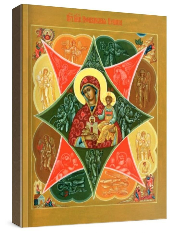 Неопалимая купина (рукописная икона)