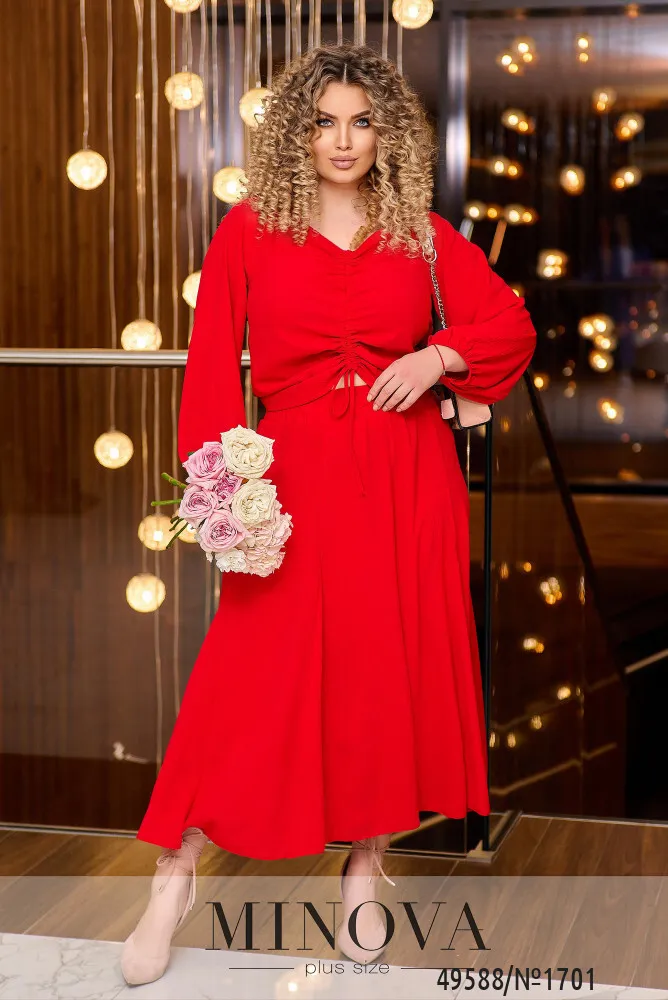 Костюм 1701-красный Minova