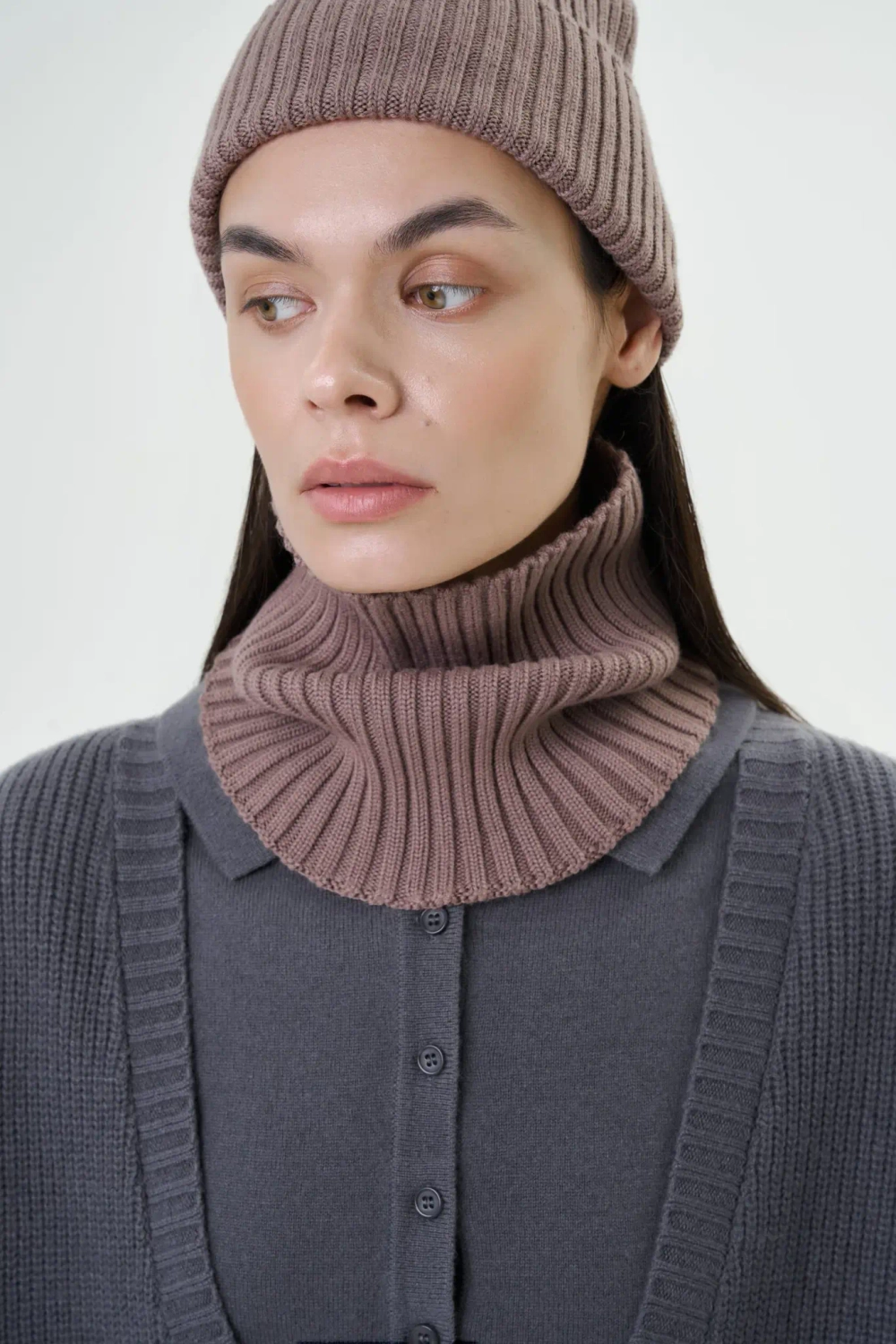 Снуд из трикотажа