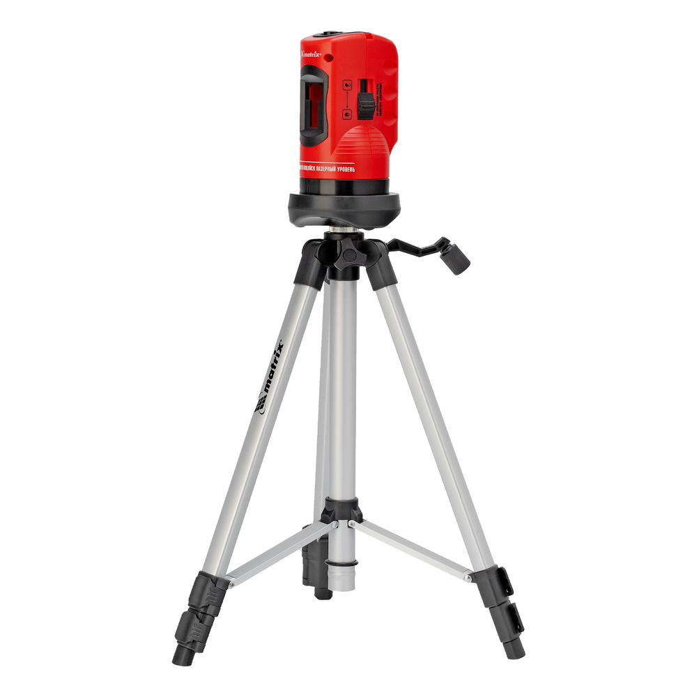 Лазерный уровень, 100 мм, штатив 1260 мм, самовыравнивающийся Matrix