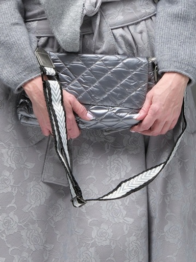 Сумочка маленькая серая  / + 3 разных ремешка