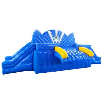 Надувной трамплин для бассейна «Голубая ракушка» 6*2,5*3 м