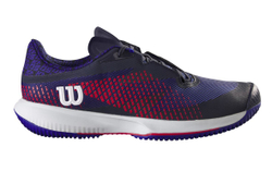Теннисные кроссовки Wilson Kaos Swift 1.5 - navy blazer/cooling spray/infrared - Red Mint Multikolor Blue