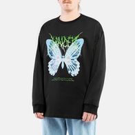 Лонгслив HAIDED PAPILIO, черный