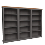 Стеллаж «Форест» серый 7012/бейц-масло