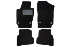 Коврики в салон для SEAT Ibiza 2008-2012, 2012-2015, 2015-2017, хэтчбек (3d, 5d), универсал, 4 шт. (текстиль) KLEVER02440301210KH