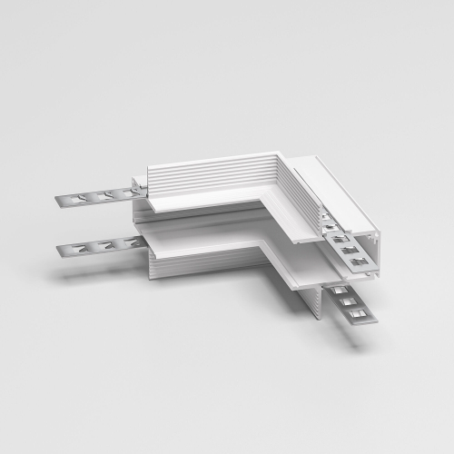 Коннектор угловой Elektrostandard Slim Magnetic внутренний для встраиваемого шинопровода под ГКЛ 12,5мм 85211/00 белый