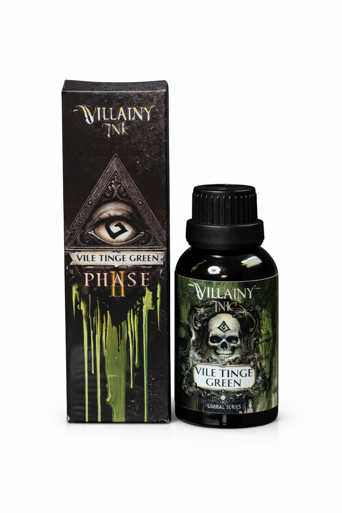Villainy Ink Enamels - Vile Tinge Green Villainy Ink Enamels - Vile Tinge Green