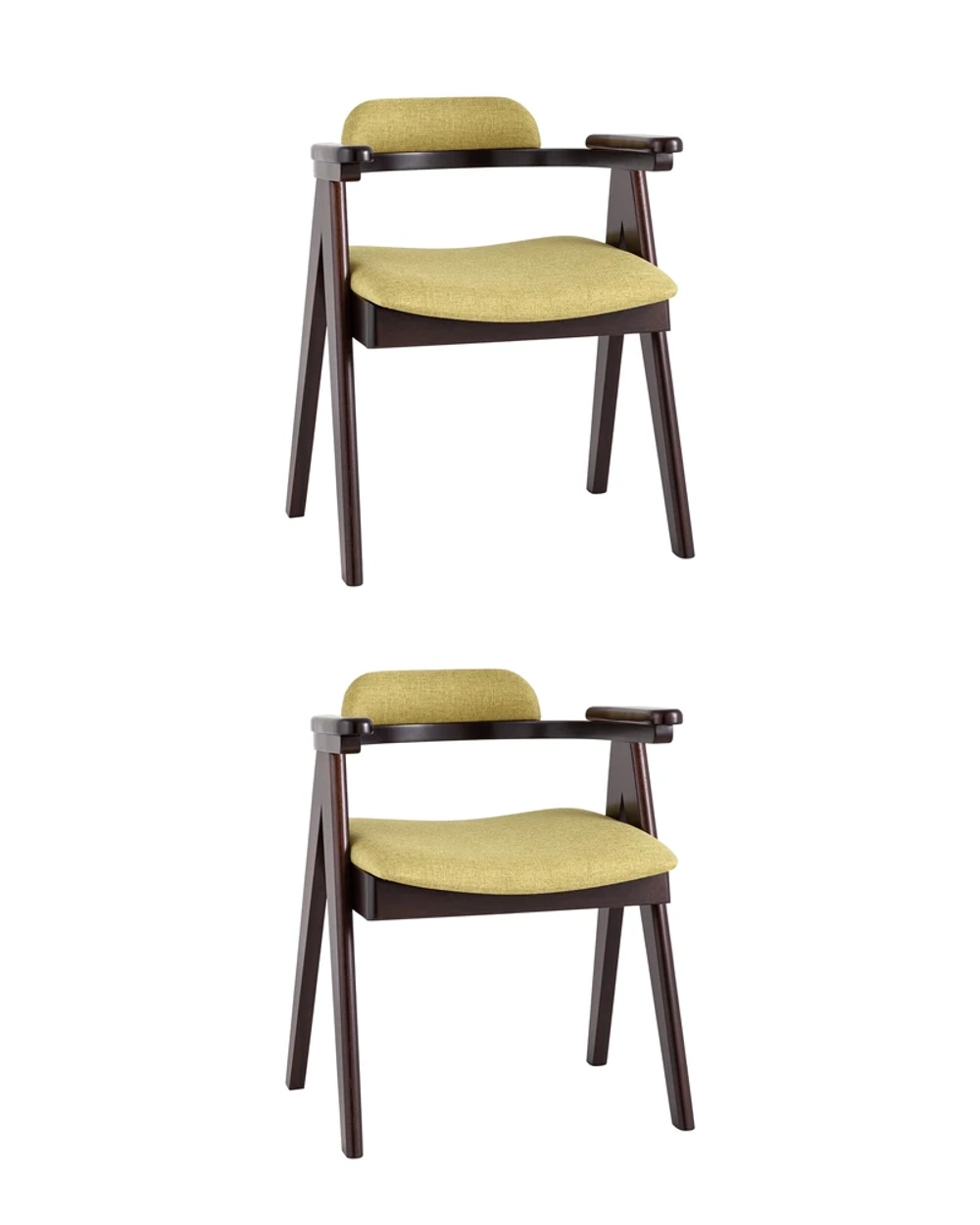 Комплект стульев (2шт) Stool Group OLAV MH32015 BZ-13 GREEN KOROB2