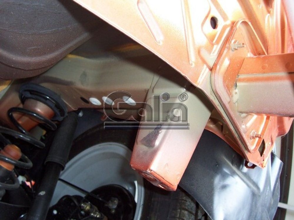 Фаркоп оцинкованный Galia F092A для FIAT Idea 2004-2012, Lancia Musa 2004-2012(паспорт и сертификат в комплекте)(без электрики)