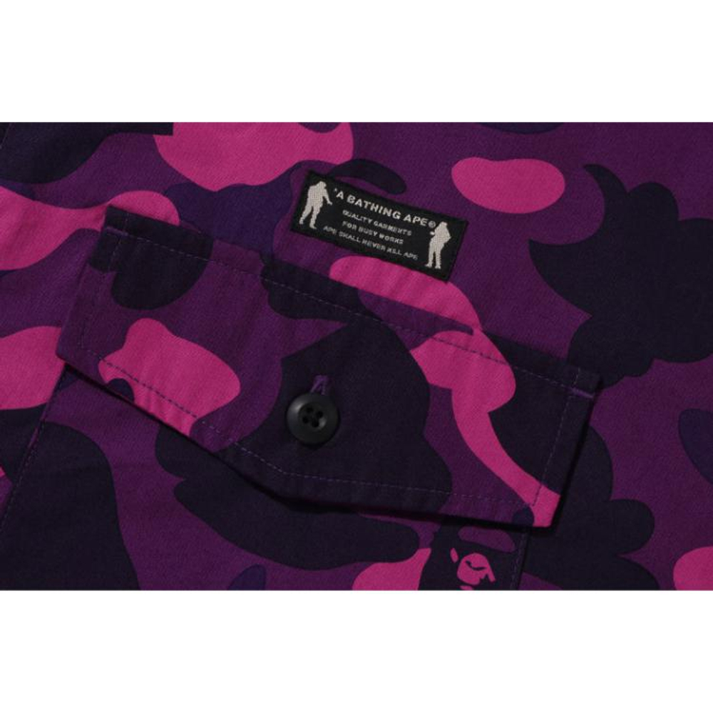 A Bathing Ape Color Camo Cpo Shirt