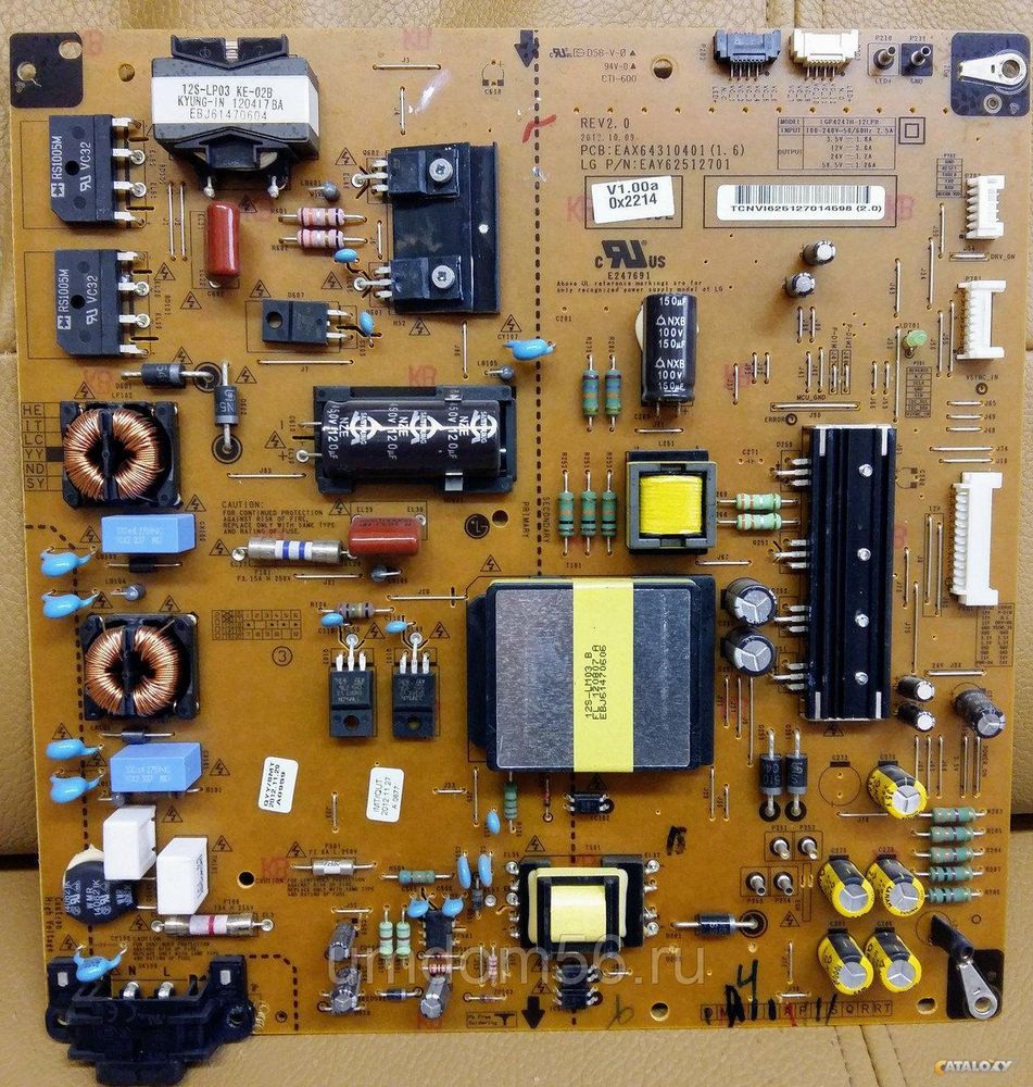 Блок питания PSU EAX64310401(1. 6), EAY62512701, для LG47LM580T