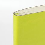 Блокнот в клетку с резинкой А5 (148x218 мм), 80 л., под кожу салатовый BRAUBERG "Metropolis Ultra", 111020