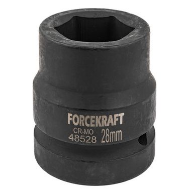 Головка ударная 1'', 28мм (6гр.) FORCEKRAFT FK-48528