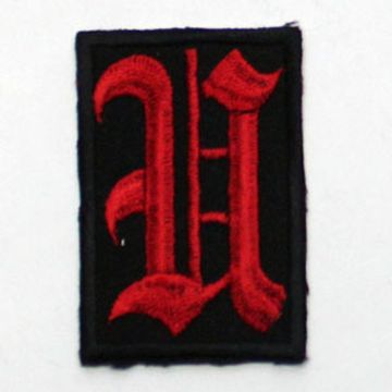 Нашивка буква "U" (красная)